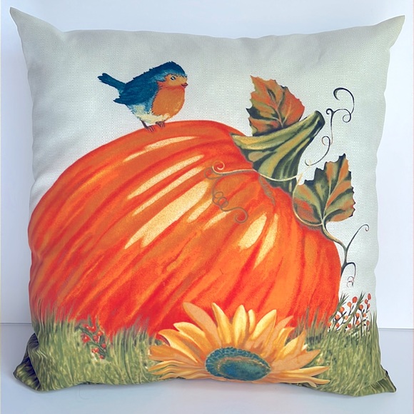 Other - Pumpkin Pillow Accent Pillow Throw Pillow Fall Throw Pillows